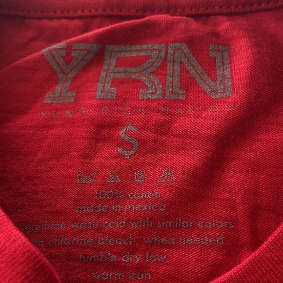 YRN NWOT Yung Rich Nation long sleeves graphic tee S - Picture 5 of 7